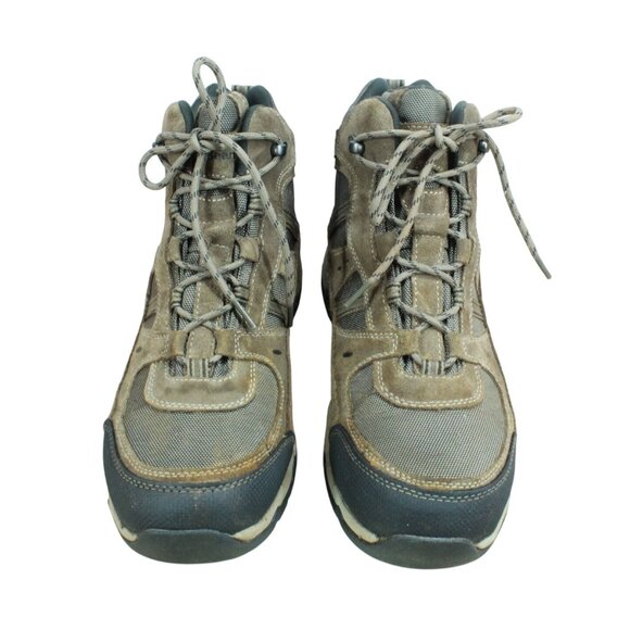 LL Bean Brown Suede Insulated Waterproof Trail Model 4 Hiking Boots Size 13 M